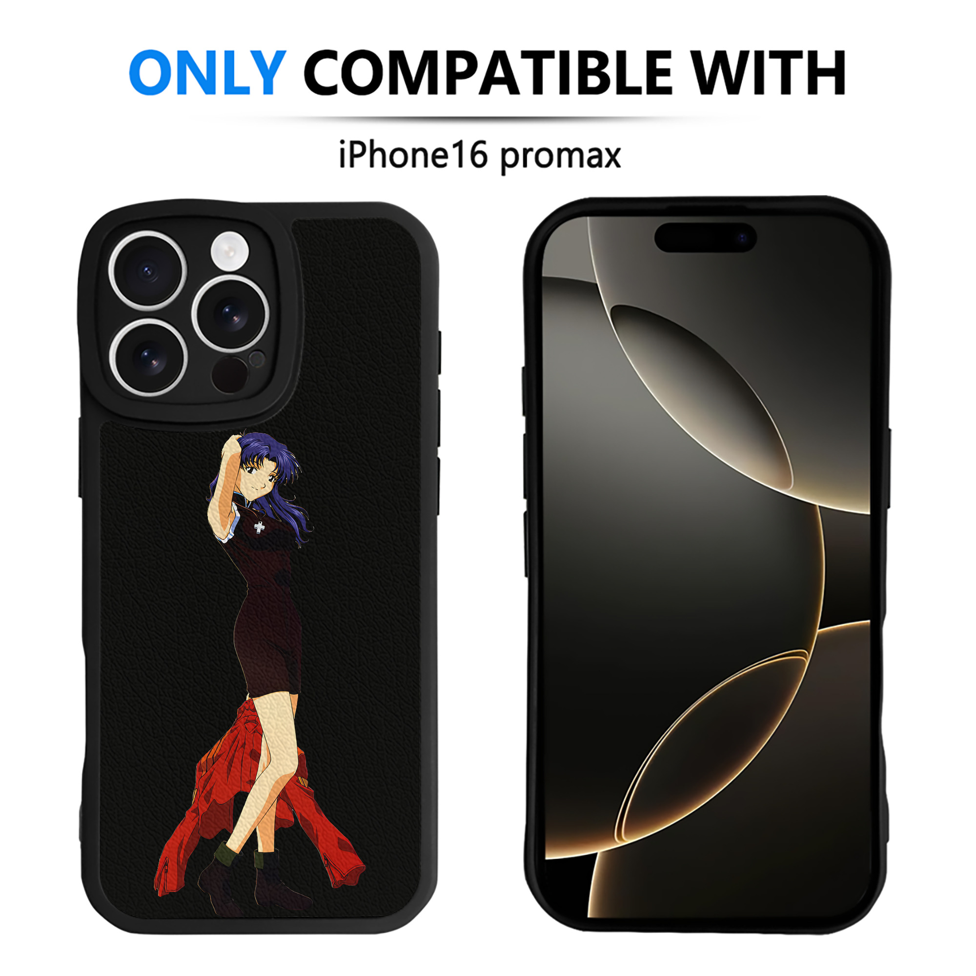 （画像用） EVA 新世紀エヴァンゲリオン 【iPhone 16シリーズ対応】シリコンスマホケース（レザー調） 材質：シリコン